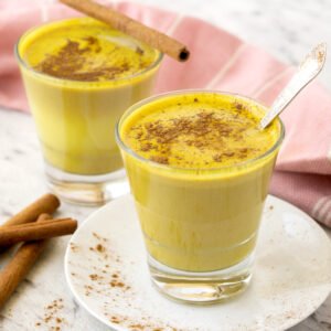 Hot and Iced Turmeric Lattes
